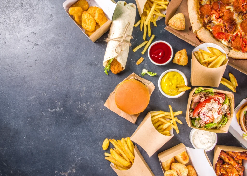 Various fast-food